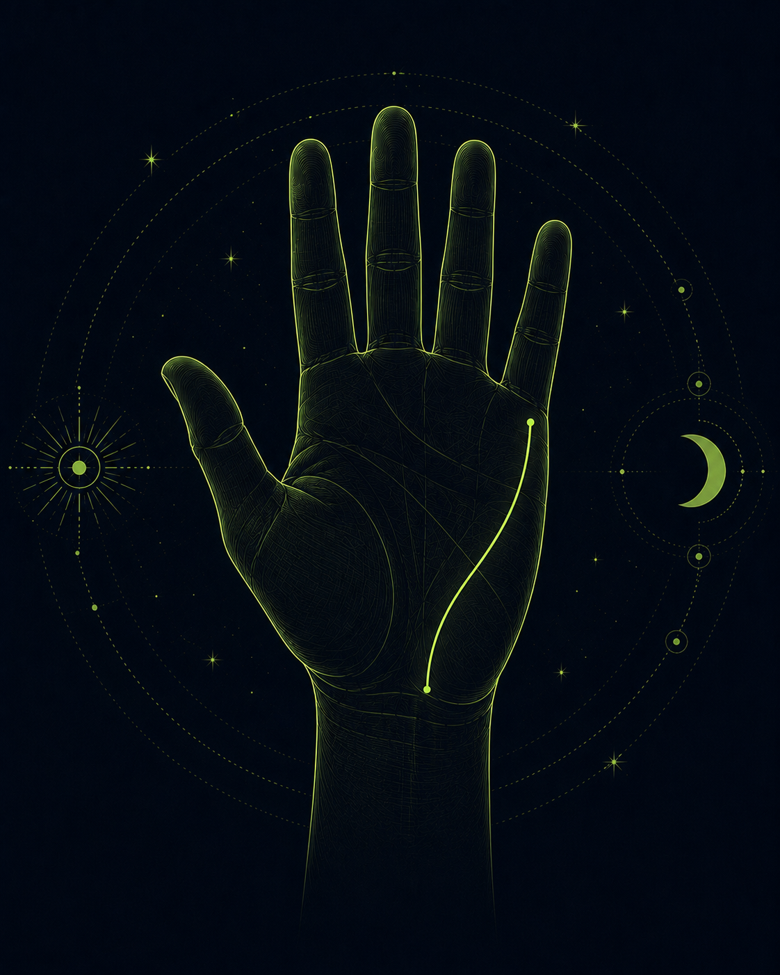 Hand illustration highlighting the Mercury Line